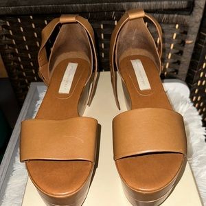 Stella McCartney BRETHIL Tan Platform Sandal